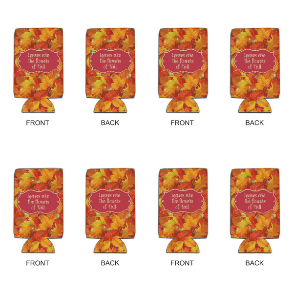 Fall Leaves 16oz Can Sleeve - Set of 4 - APPROVAL