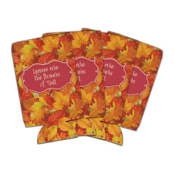 Fall Leaves Can Cooler (16 oz) - Set of 4