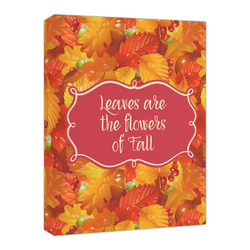 Fall Leaves Canvas Print - 16x20