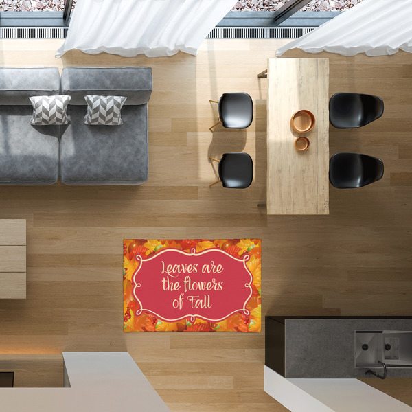 Fall Leaves 2'x3' Indoor Area Rugs - IN CONTEXT