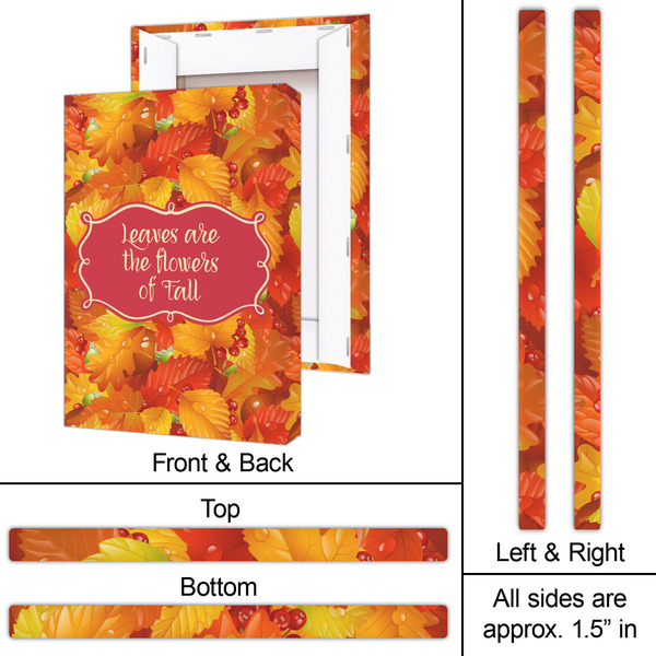 Fall Leaves 20x30 - Canvas Print - Approval