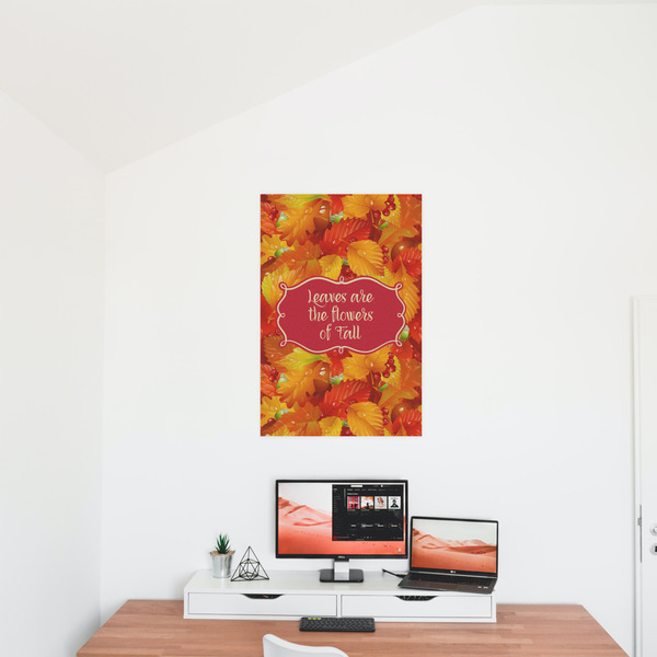 Fall Leaves 20x30 - Matte Poster - On the Wall