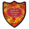 Fall Leaves 3 Point Shield