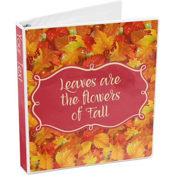 Fall Leaves 3-Ring Binder 3/4 - Main