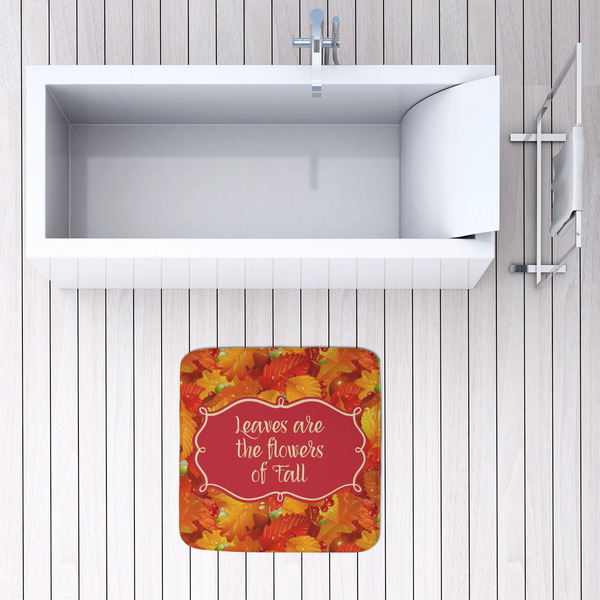 Fall Leaves 48x48 Foam Memory Mat - LIFESTYLE