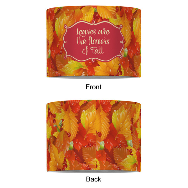 Fall Leaves 8" Drum Lampshade - APPROVAL (Fabric)