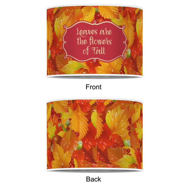 Fall Leaves 8" Drum Lampshade - APPROVAL (Poly Film)