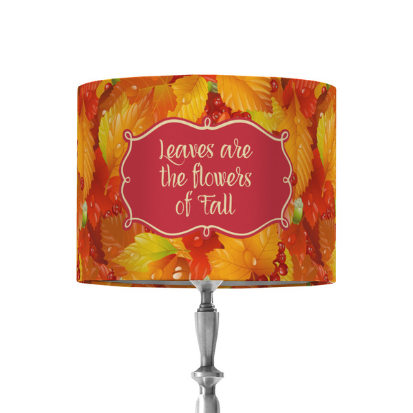 Custom Fall Leaves 8" Drum Lamp Shade - Fabric