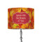 Fall Leaves 8" Drum Lampshade - ON STAND (Fabric)