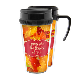 Fall Leaves Acrylic Travel Mug