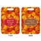 Fall Leaves Aluminum Luggage Tag (Front + Back)