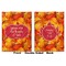 Fall Leaves Baby Blanket (Double Sided - Printed Front and Back)