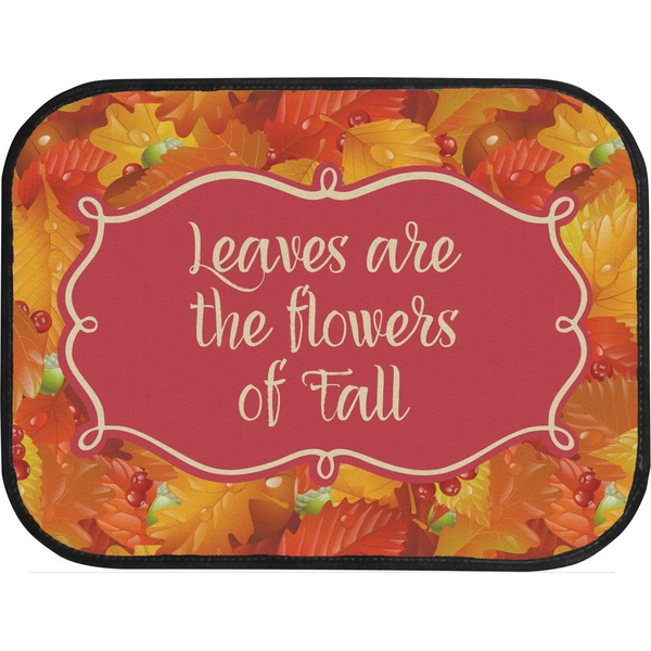 Fall Leaves Back Seat Car Mat