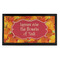Fall Leaves Bar Mat - Small - FRONT