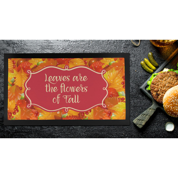 Fall Leaves Bar Mat - Small - LIFESTYLE