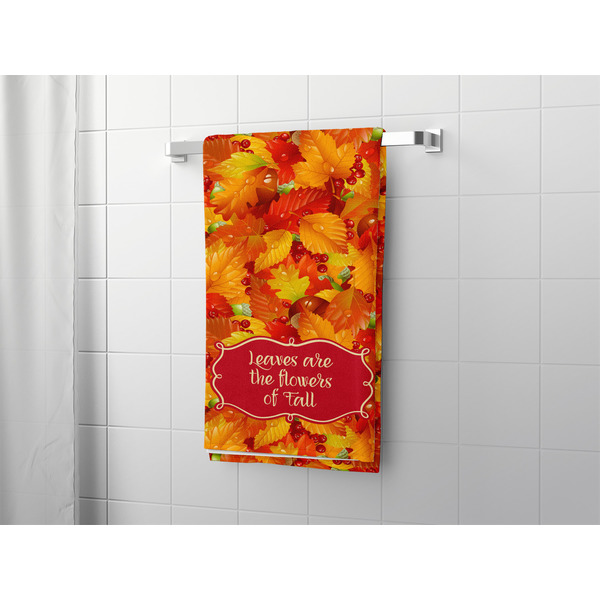 Fall Leaves Bath Towel - LIFESTYLE