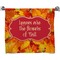 Fall Leaves Bath Towel (Personalized)