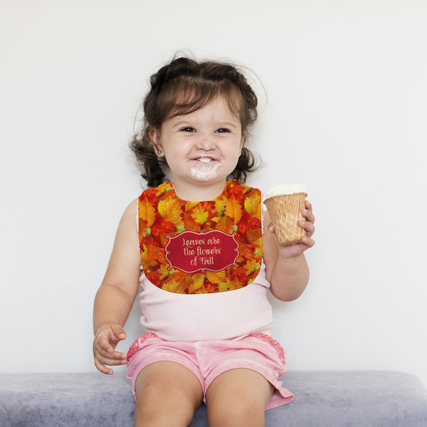 Fall Leaves Bib Lifestyle Girl