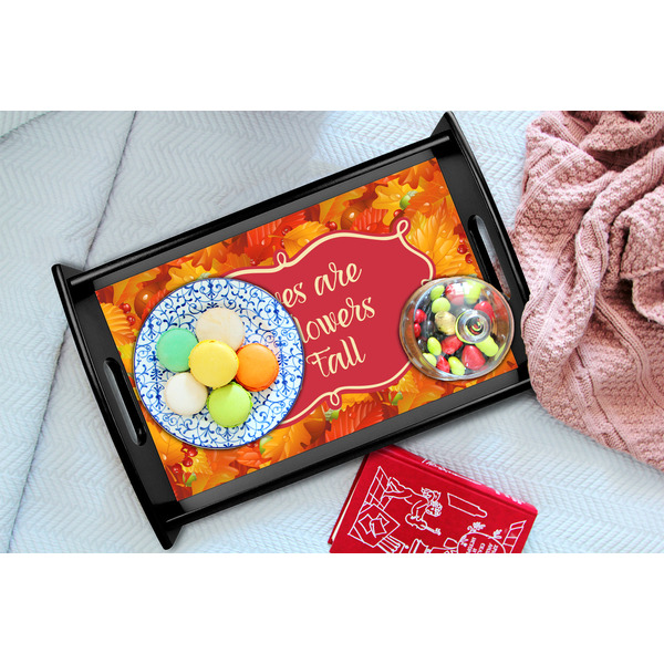 Fall Leaves Black Tray - Lifestyle (UPDATED)