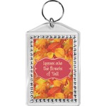 Fall Leaves Bling Keychain