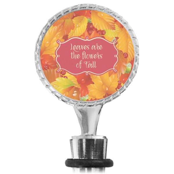 Fall Leaves Bottle Stopper Main View