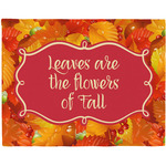 Fall Leaves Woven Fabric Placemat - Twill