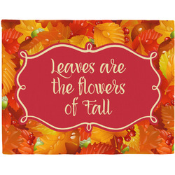 Fall Leaves Woven Fabric Placemat - Twill