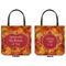 Fall Leaves Canvas Tote - Front and Back