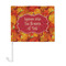 Fall Leaves Car Flag - Large - FRONT