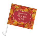 Fall Leaves Car Flag - Large