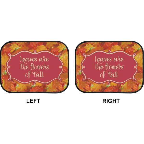 Fall Leaves Car Floor Mats (Back Seat) (Approval)