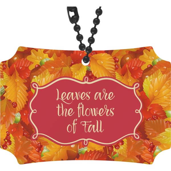 Custom Fall Leaves Rear View Mirror Ornament