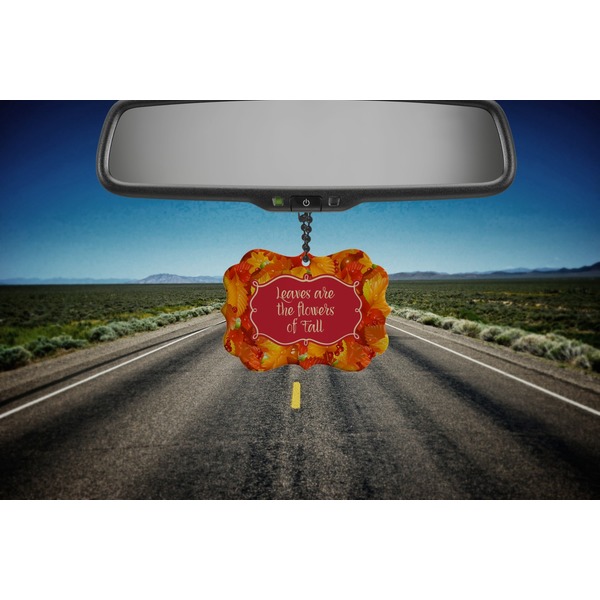 Fall Leaves Car Ornament (Road)