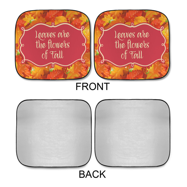 Fall Leaves Car Sun Shades - APPROVAL