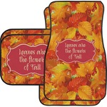 Fall Leaves Car Floor Mats Set - 2 Front & 2 Back