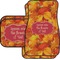 Fall Leaves Car Floor Mats Set - 2 Front & 2 Back