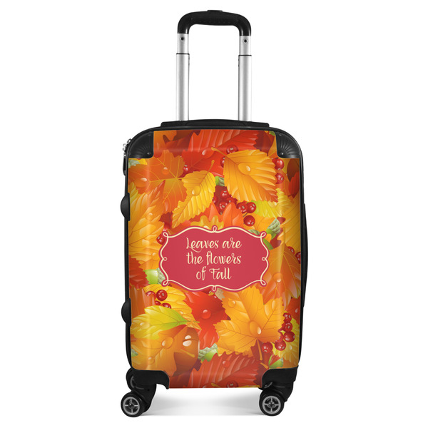 Custom Fall Leaves Suitcase - 20" Carry On