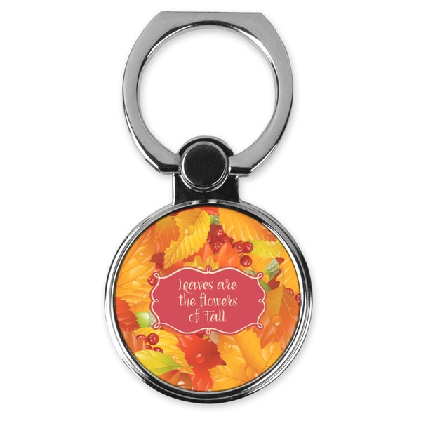 Custom Fall Leaves Cell Phone Ring Stand & Holder