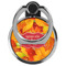 Fall Leaves Cell Phone Ring Stand & Holder - Front (Collapsed)