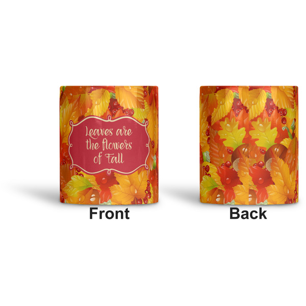Fall Leaves Ceramic Pen Holder - Apvl