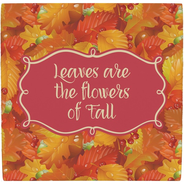 Custom Fall Leaves Ceramic Tile Hot Pad