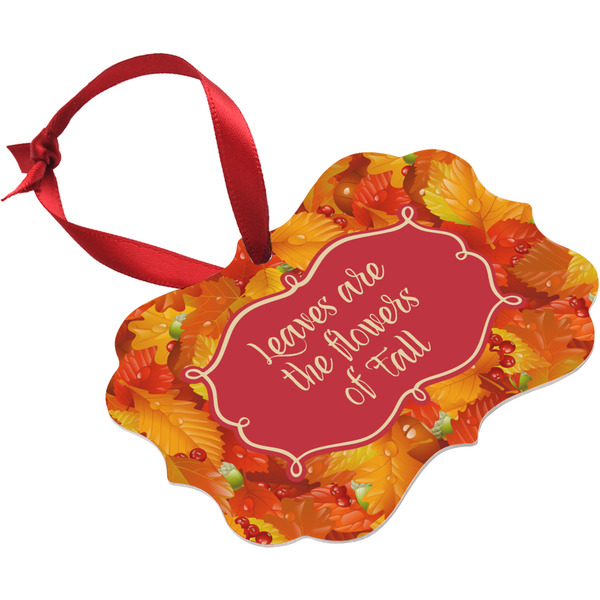 Fall Leaves Christmas Ornament