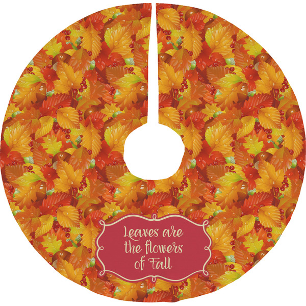 Custom Fall Leaves Tree Skirt