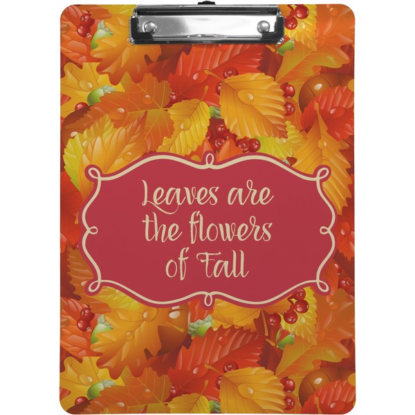 Custom Fall Leaves Clipboard (Letter Size)
