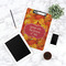 Fall Leaves Clipboard - Lifestyle Photo