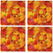 Fall Leaves Cloth Napkins - Personalized Dinner (APPROVAL) Set of 4