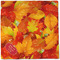 Fall Leaves Cloth Napkins - Personalized Dinner (Full Open)
