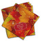 Fall Leaves Cloth Napkins - Personalized Dinner (PARENT MAIN Set of 4)