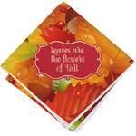 Fall Leaves Cloth Cocktail Napkin - Single