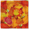 Fall Leaves Cloth Napkins - Personalized Lunch (Single Full Open)